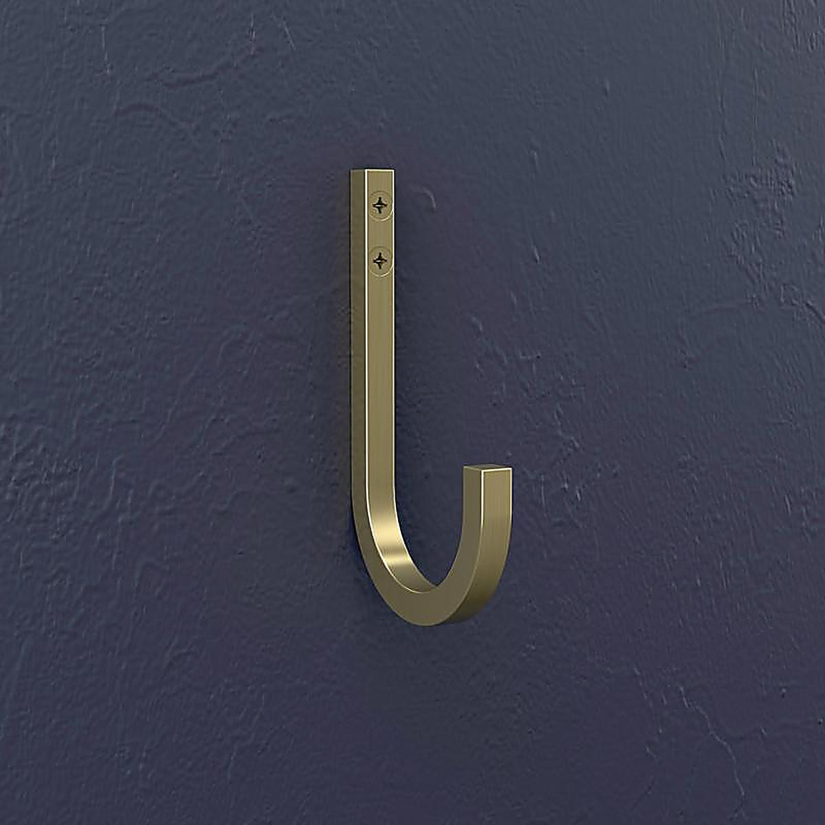 National Hardware N337-905 Reed Medium Brushed Gold Steel 4 in. L Hook 60 lb 1 pk
