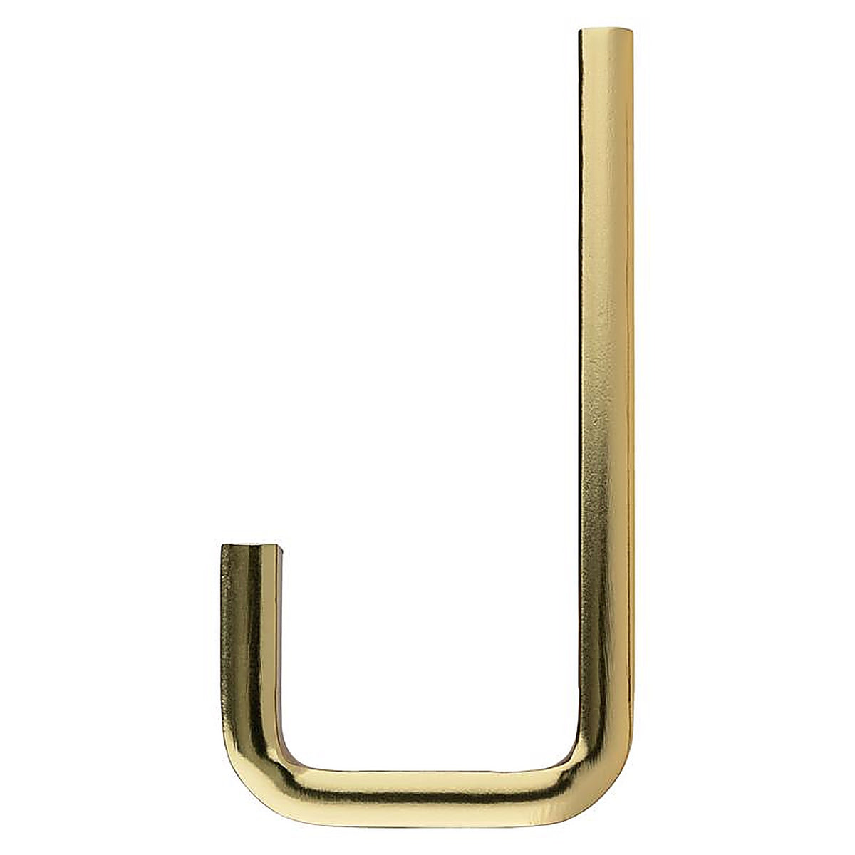 National Hardware N337-917 Reed Medium Brushed Gold Steel 4 in. L Hook 60 lb 1 pk