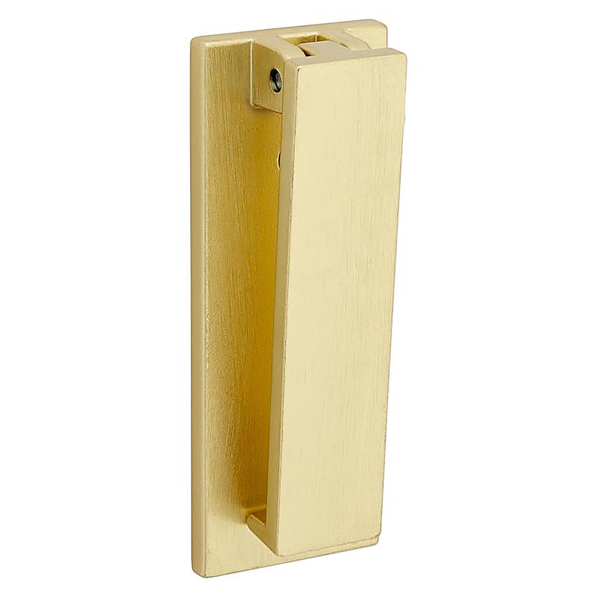 National Hardware N336-705 Reed 4.75 in. L Brushed Gold Brass Door Knocker