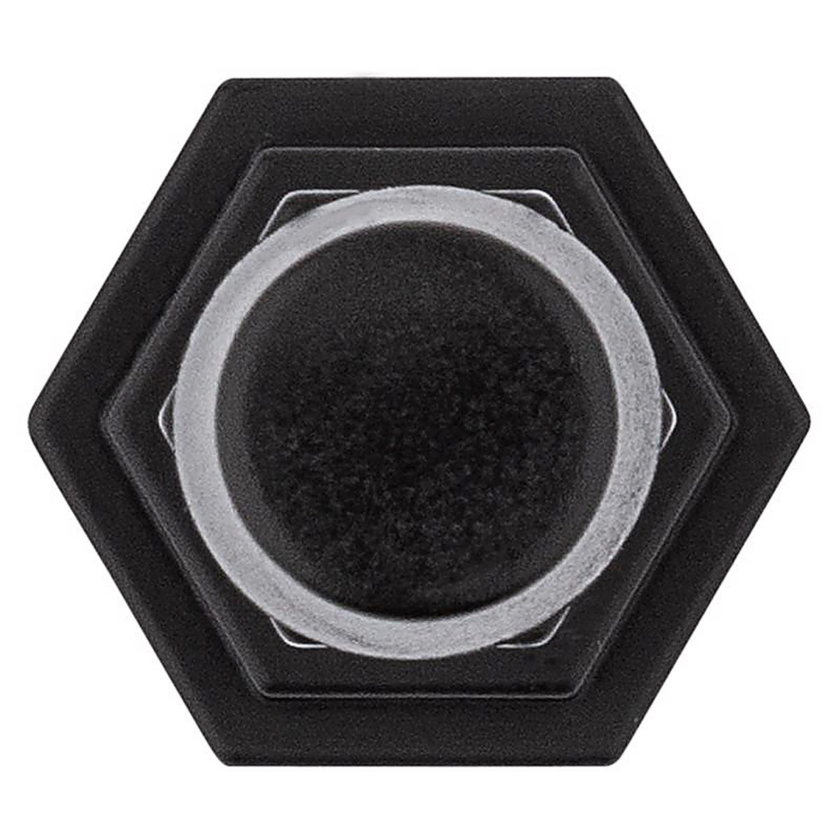 National Hardware - N830-530 - Powell 5/8 In. W X 3-19/32 In. L Zinc Matte Black Door Stop Mounts to Door and Wal