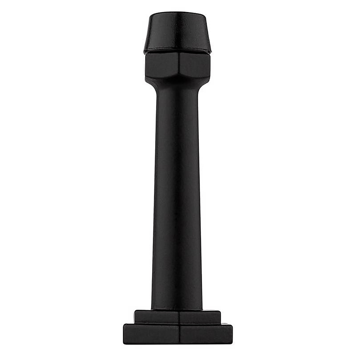 National Hardware - N830-530 - Powell 5/8 In. W X 3-19/32 In. L Zinc Matte Black Door Stop Mounts to Door and Wal