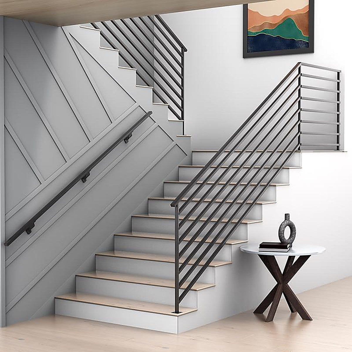 National Hardware N830-519 Cooper Black Zinc Handrail Bracket 3 in. L 200 lb