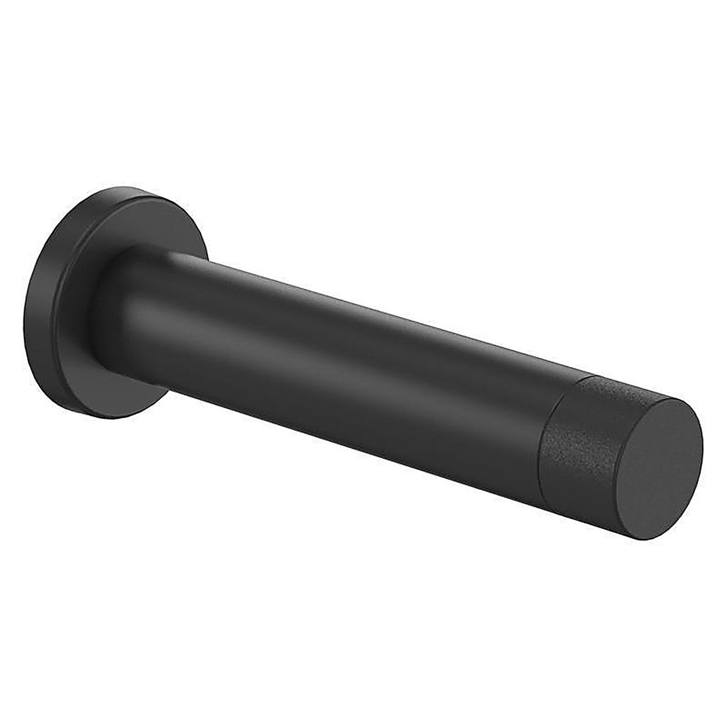 National Hardware N830-529 Cooper 1 in. W X 3 in. L Aluminum Matte Black Door Stop Mounts to door and wall