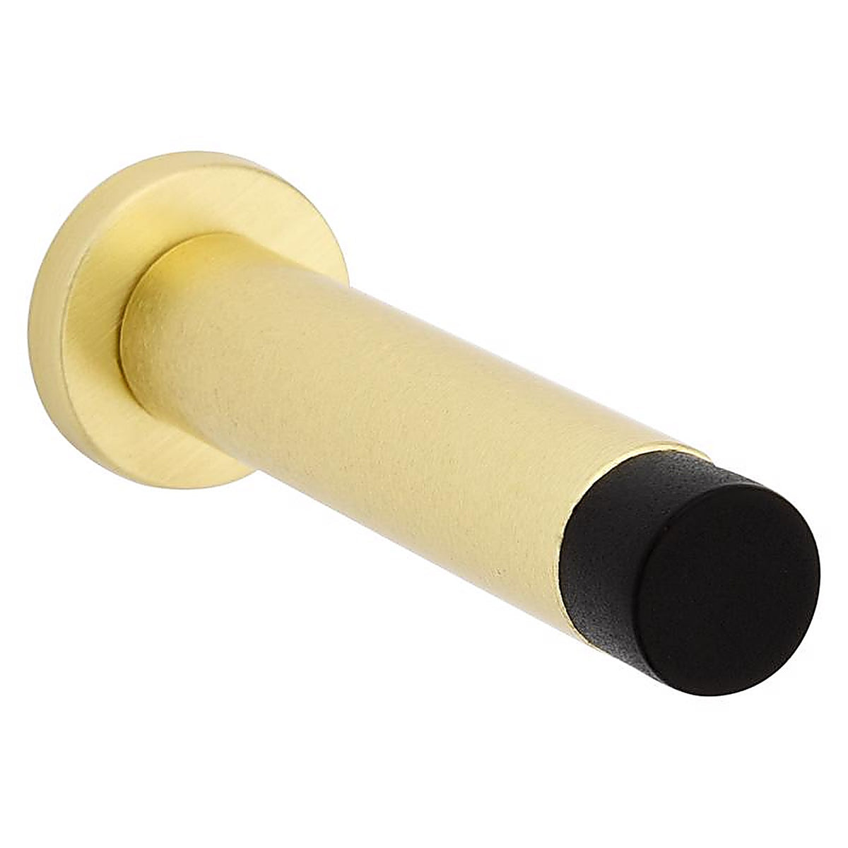 National Hardware N830-523 Cooper 1 in. W X 3 in. L Aluminum Brushed Gold Door Stop Mounts to door and wall