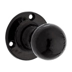 National Hardware N166-002 2.87 in. L Matte Black Steel Knob Pull