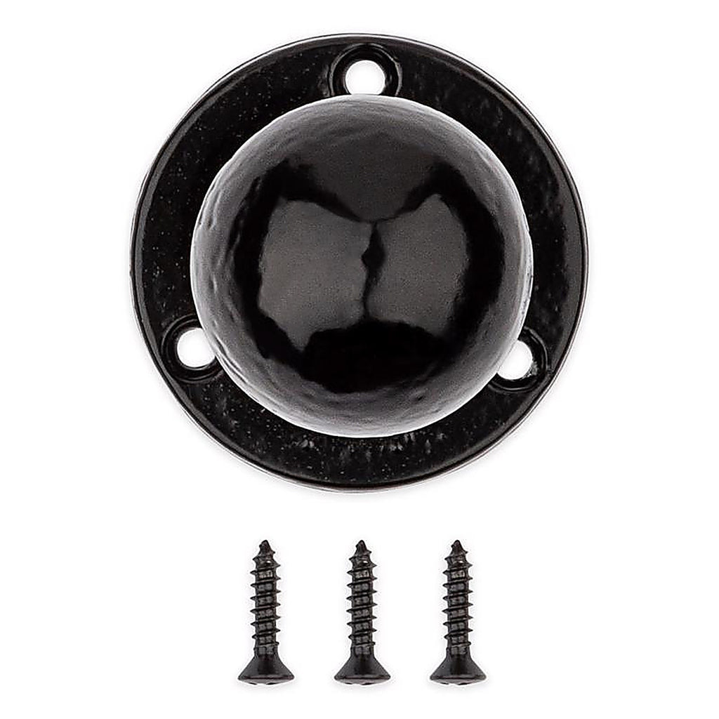 National Hardware N166-002 2.87 in. L Matte Black Steel Knob Pull