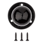 National Hardware N166-002 2.87 in. L Matte Black Steel Knob Pull