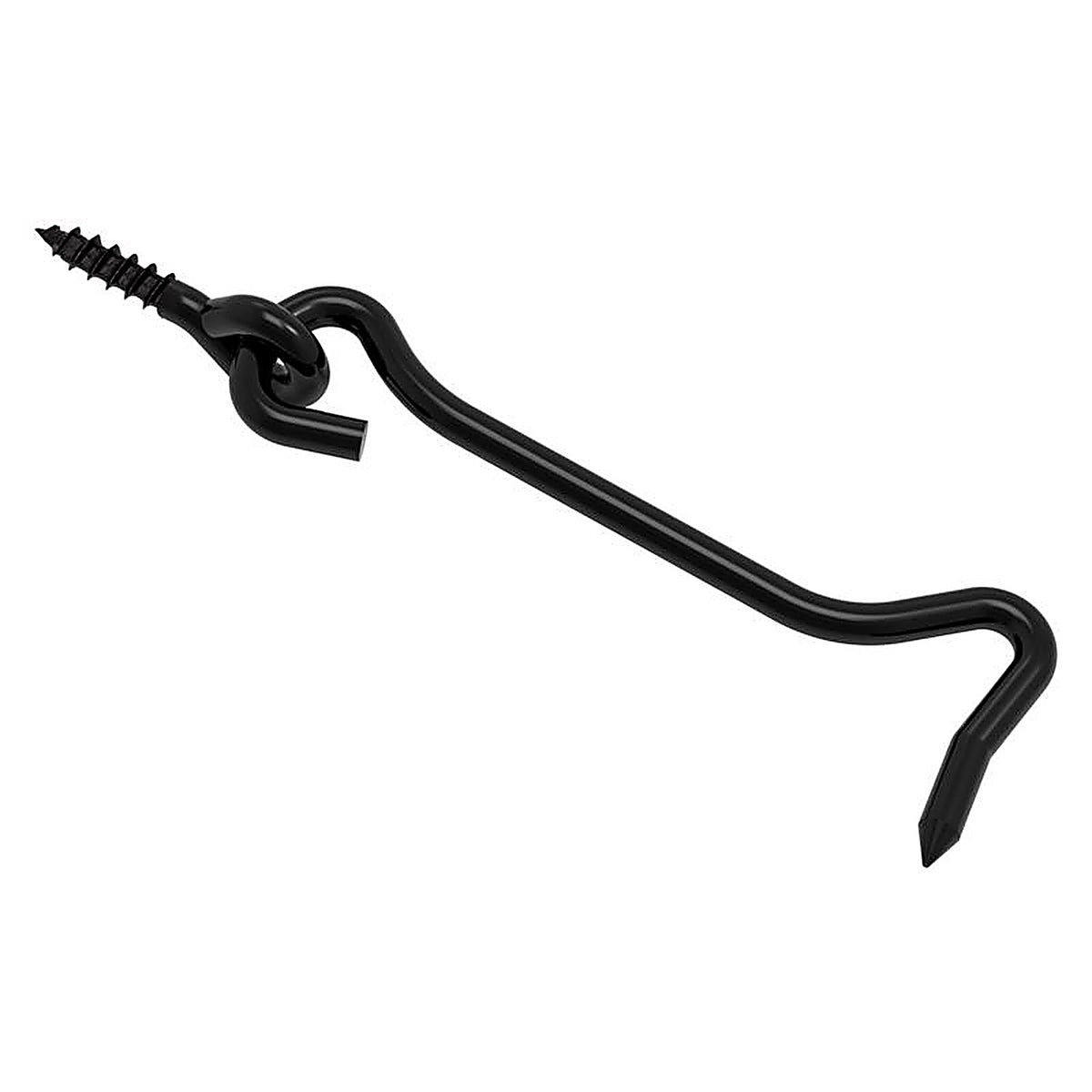 National Hardware N166-005 Medium Black Steel 4 in. L Hook and Eye 1 pk