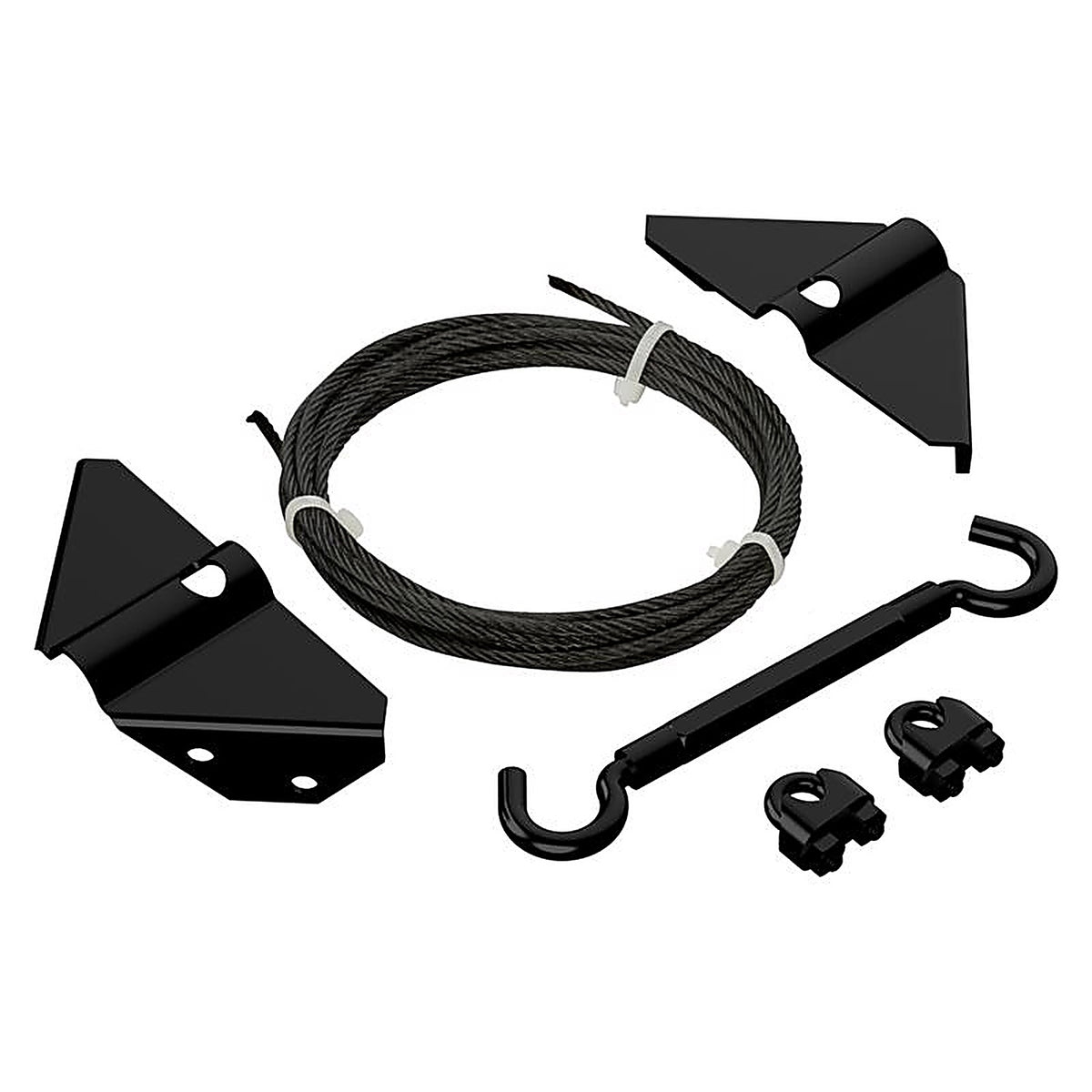 National Hardware N166-004 Black Steel Anti-Sag Gate Kit 1 pk