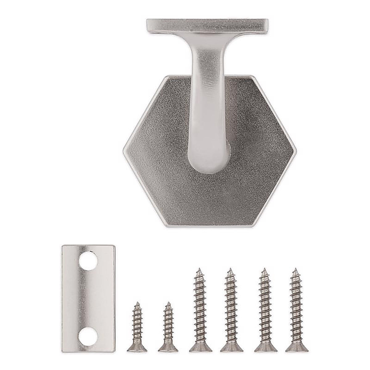 National Hardware N830-535 Powell Gray Zinc Die Cast w/Steel Strap Handrail Bracket 3-5/32 in. L 150 lb