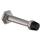 National Hardware - N830-531 - Powell 5/8 In. W X 3-19/32 In. L Zinc Satin Nickel Silver Door Stop Mounts to Wall