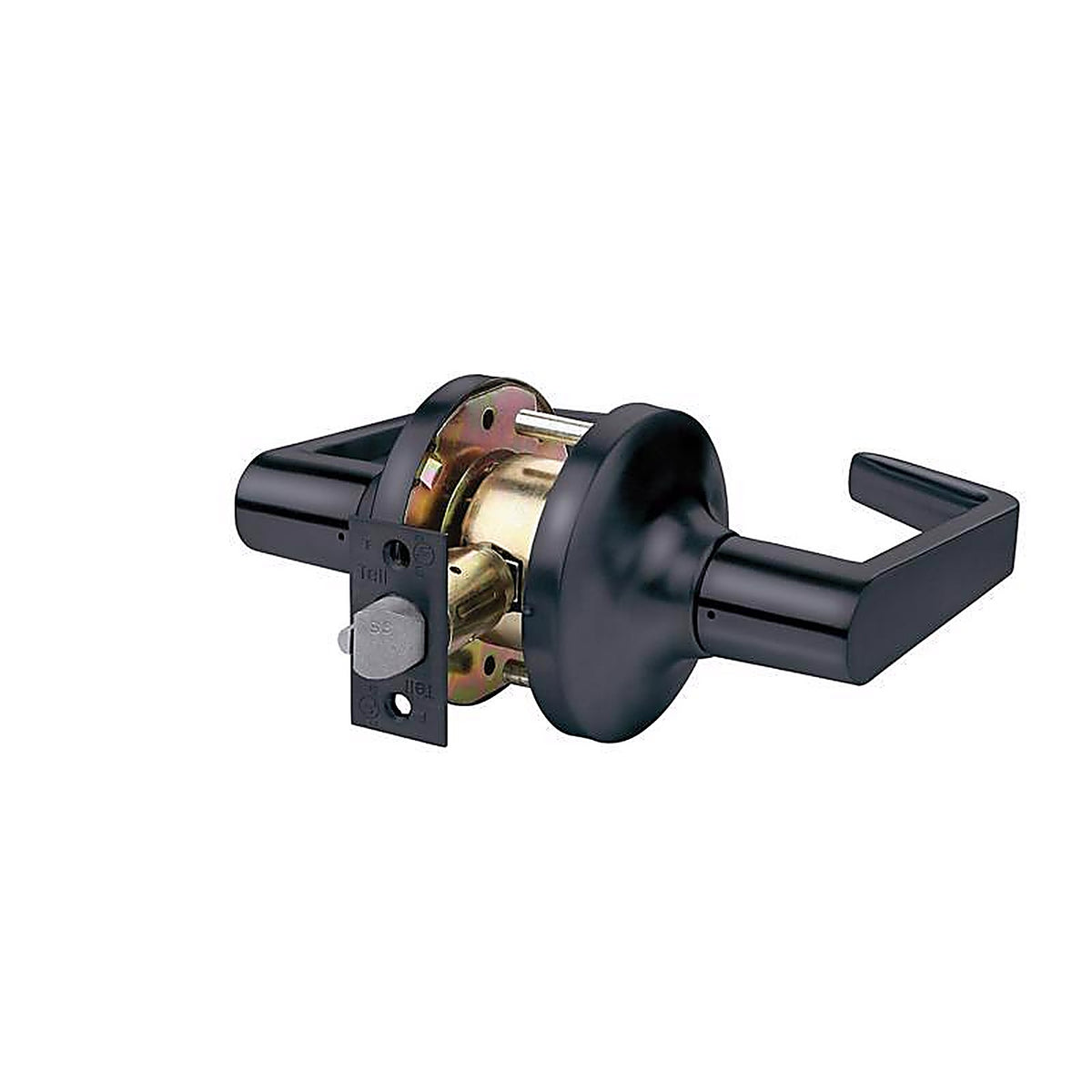 Tell Manufacturing CL102903 LC 2475 Matte Black Passage Lever any 2 in.