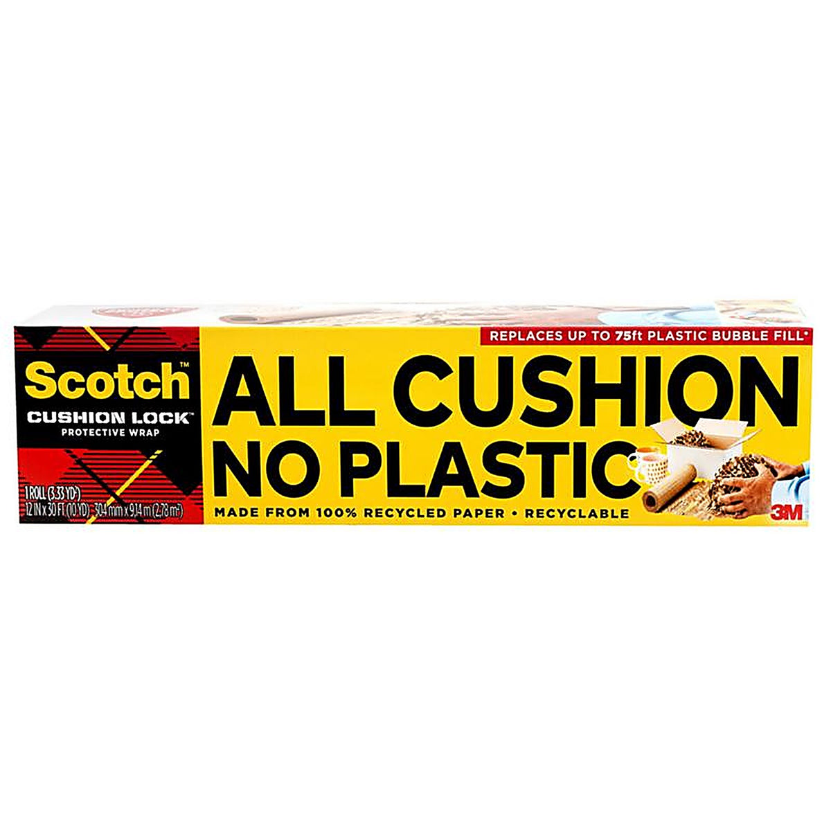 3M PCW-1230 Scotch Cushion Lock 12 in. W X 30 ft. L Cushion Wrap 1 pk