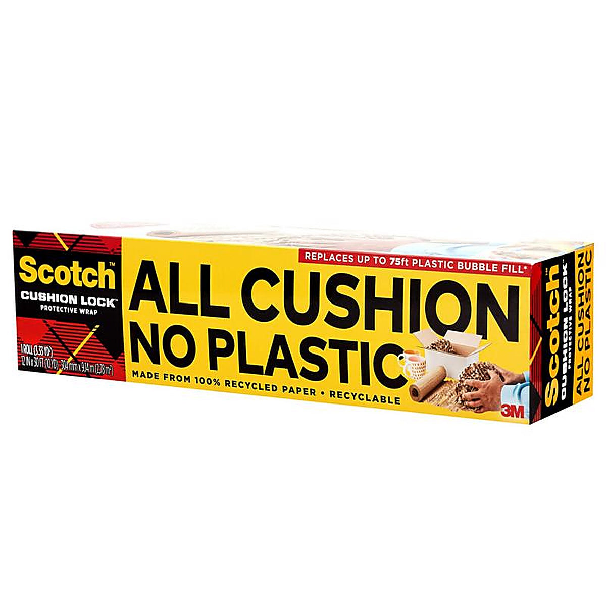 3M PCW-1230 Scotch Cushion Lock 12 in. W X 30 ft. L Cushion Wrap 1 pk