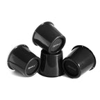 Slipstick - CB672 - Plastic Bed Risers Black Round 4 Pack