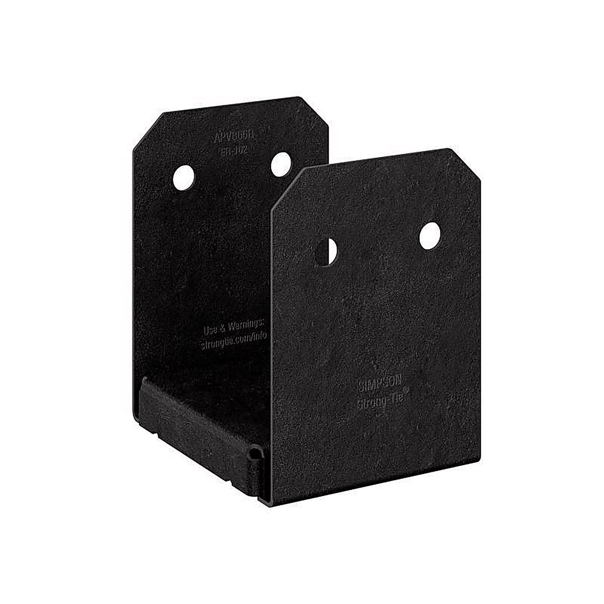 Simpson Strong-Tie - APVB66R - Avant 6.56 In. H X 6 In. W 12 Ga. Galvanized Steel Post Base Zmax