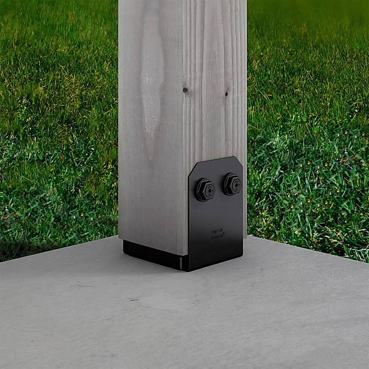 Simpson Strong-Tie - APVB66R - Avant 6.56 In. H X 6 In. W 12 Ga. Galvanized Steel Post Base Zmax