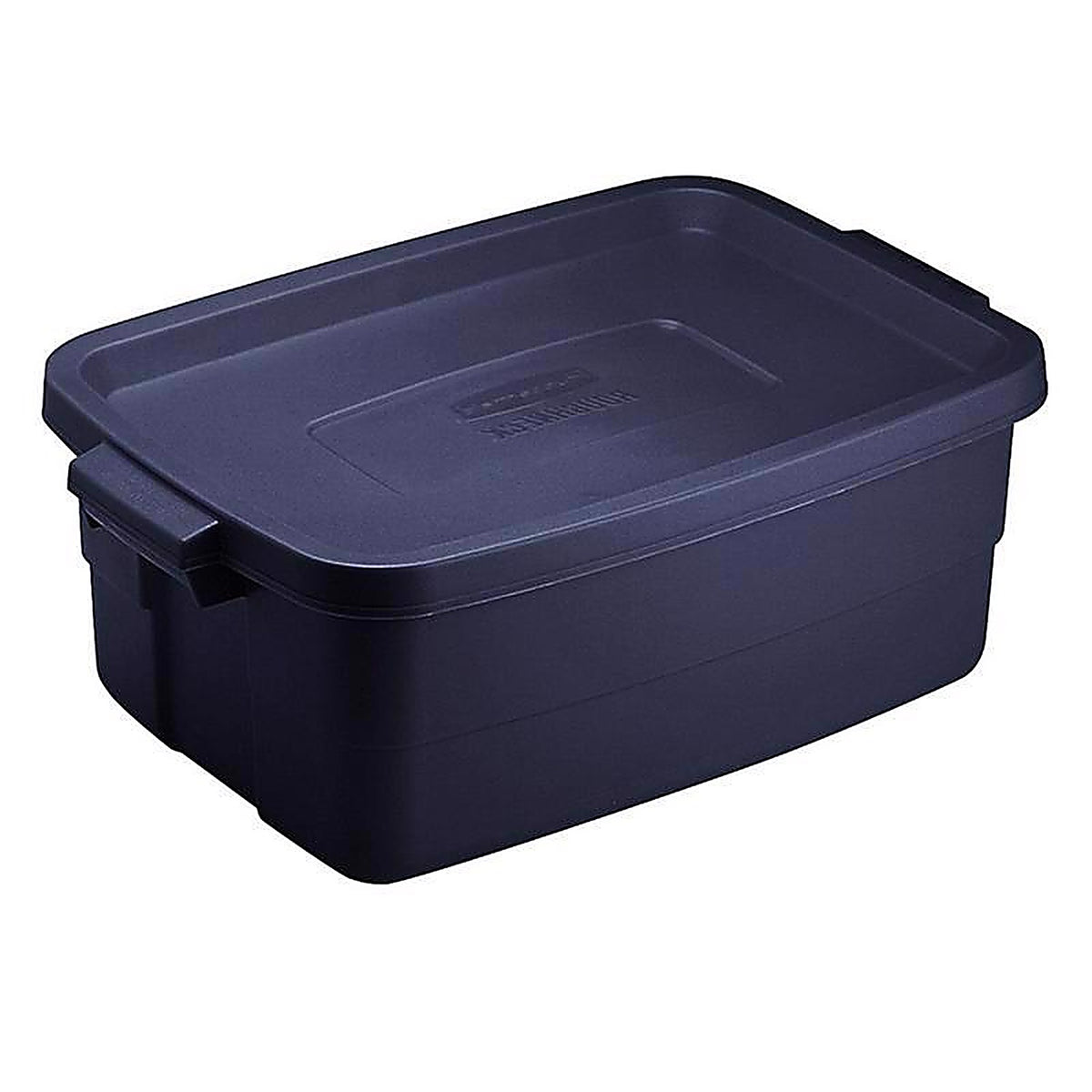 Rubbermaid RMRT030003 Roughneck 3 gal Navy Storage Box 7 in. H X 10.625 in. W X 15.687 in. D Stackable