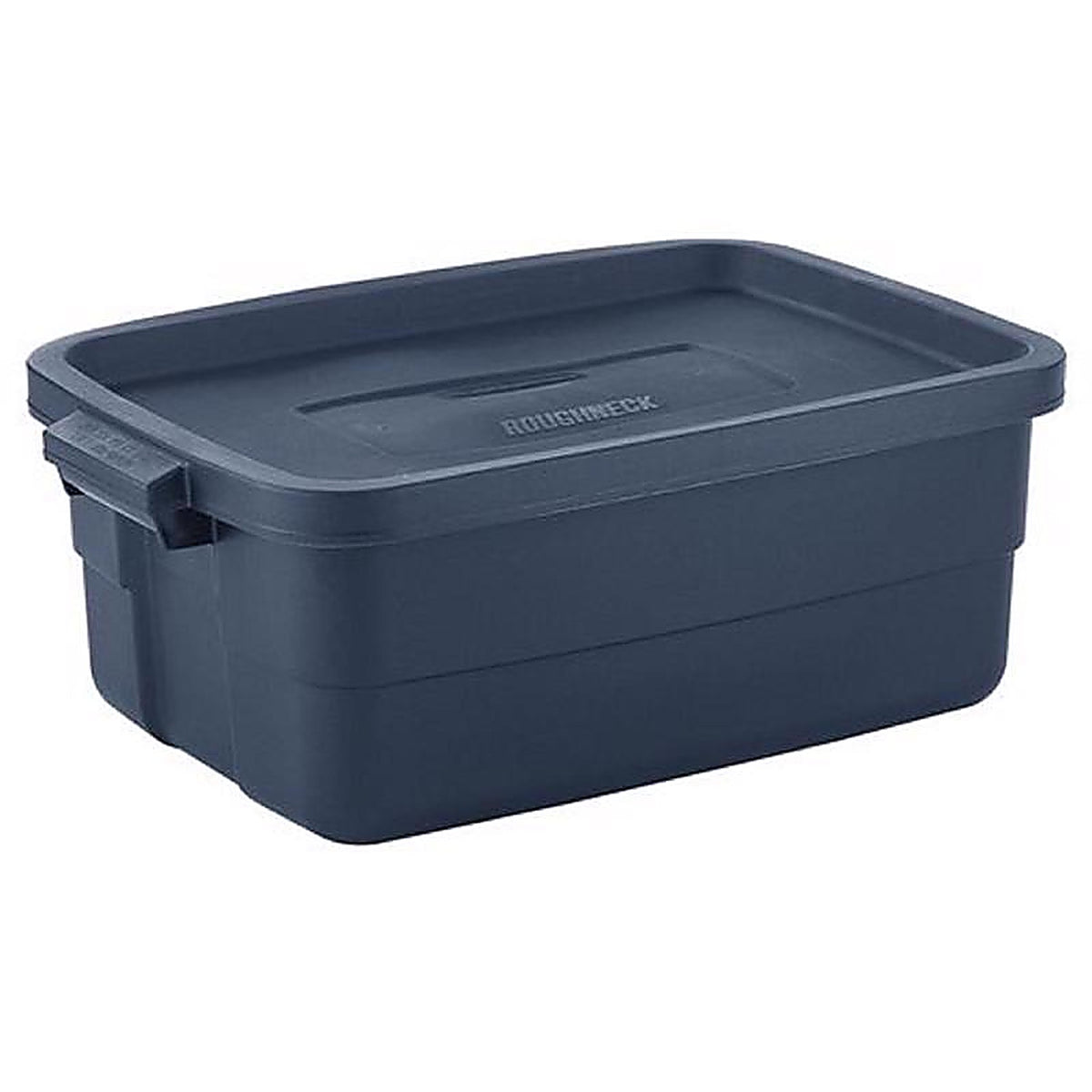 Rubbermaid RMRT100004 Roughneck 10 gal Navy Storage Box 8.875 in. H X 15.875 in. W X 23.875 in. D Stackable