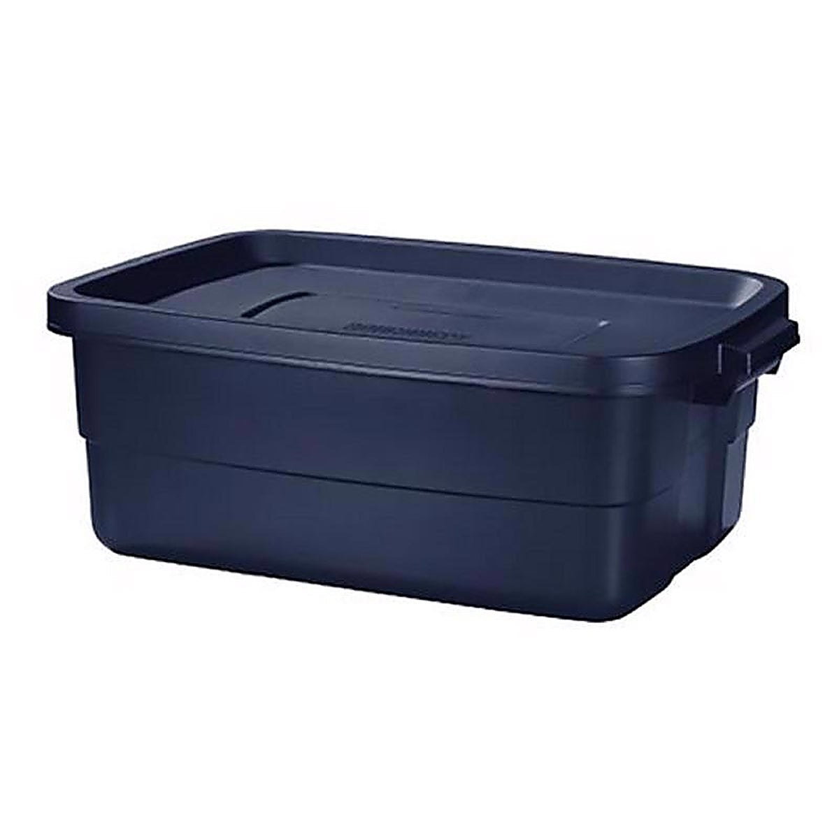 Rubbermaid RMRT100004 Roughneck 10 gal Navy Storage Box 8.875 in. H X 15.875 in. W X 23.875 in. D Stackable