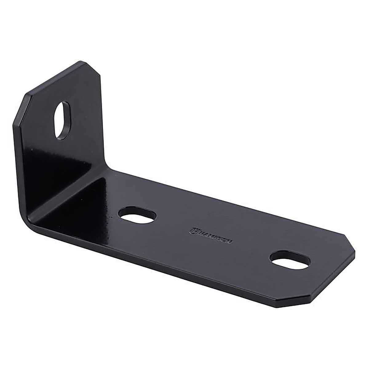 Hampton 02-3405-324 3 in. H X 6.5 in. W X 1/8 in. D Black Steel Inside/Outside Corner Brace