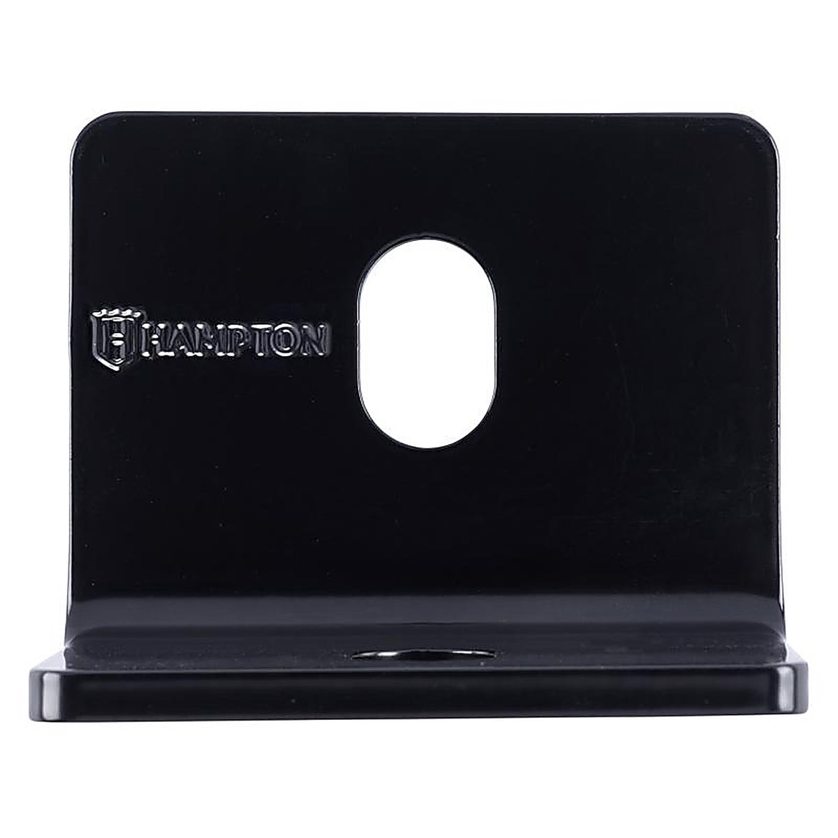 Hampton 02-3405-108 2.4 in. H X 3 in. W X 3/16 in. D Black Steel Inside/Outside Corner Brace