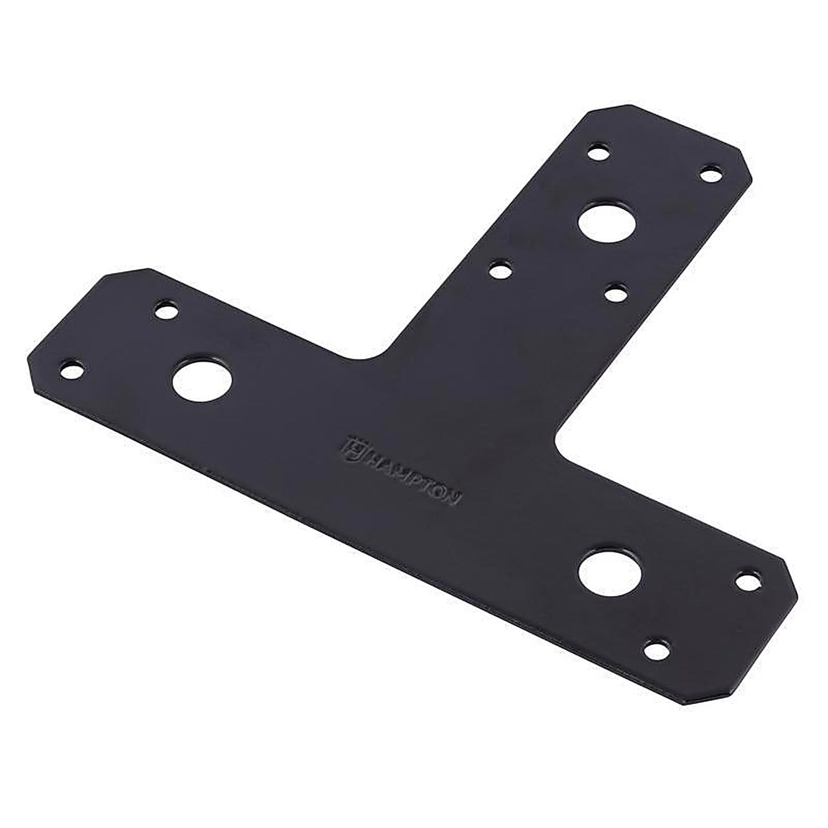 Hampton 02-3411-710 11/16 in. H X 5 in. W X 6 in. L Black Steel T-Plate