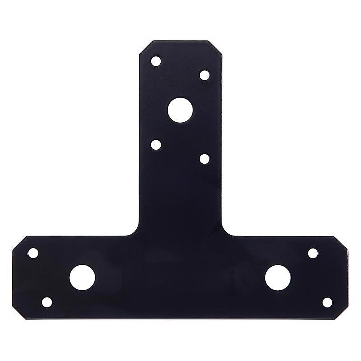 Hampton 02-3411-710 11/16 in. H X 5 in. W X 6 in. L Black Steel T-Plate