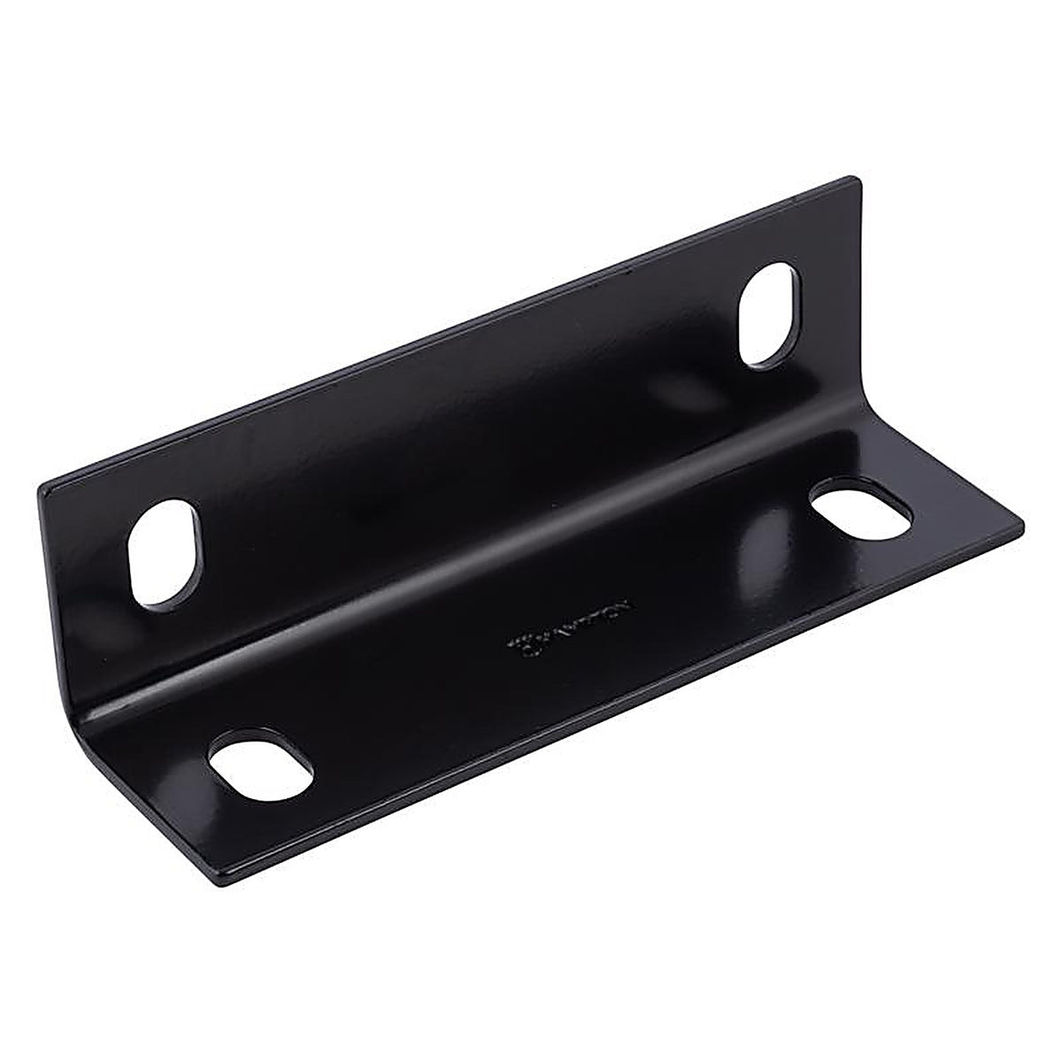 Hampton 02-3405-419 7 in. H X 2.10 in. W X 1/8 in. D Black Steel Inside/Outside Corner Brace