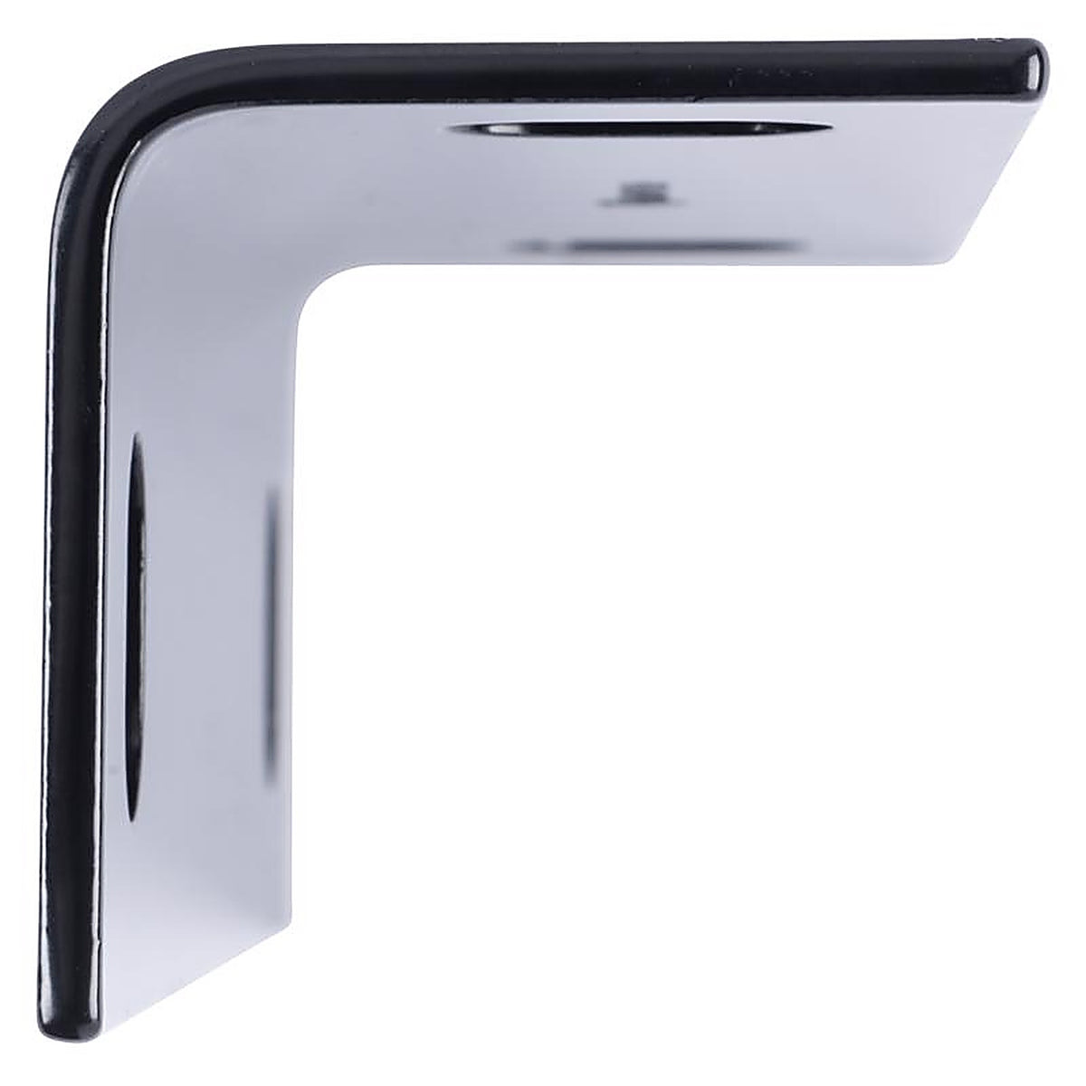 Hampton 02-3405-419 7 in. H X 2.10 in. W X 1/8 in. D Black Steel Inside/Outside Corner Brace