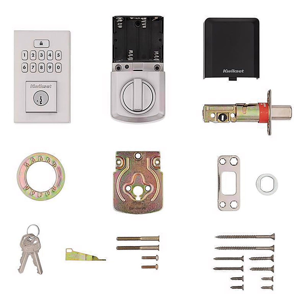 Kwikset - 992600-004 - Smartcode Satin Nickel Metal Electronic Touch Pad Deadbolt