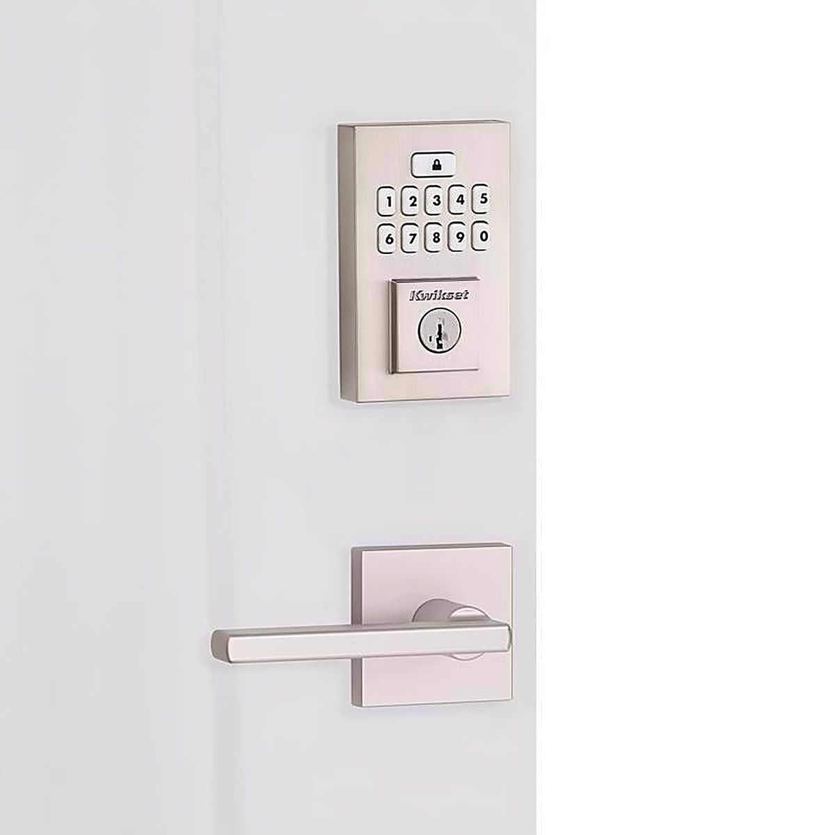 Kwikset - 992600-004 - Smartcode Satin Nickel Metal Electronic Touch Pad Deadbolt