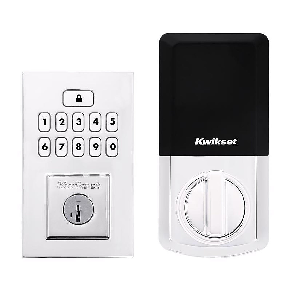 Kwikset - 992600-005 - Smartcode Polished Chrome Metal Electronic Deadbolt