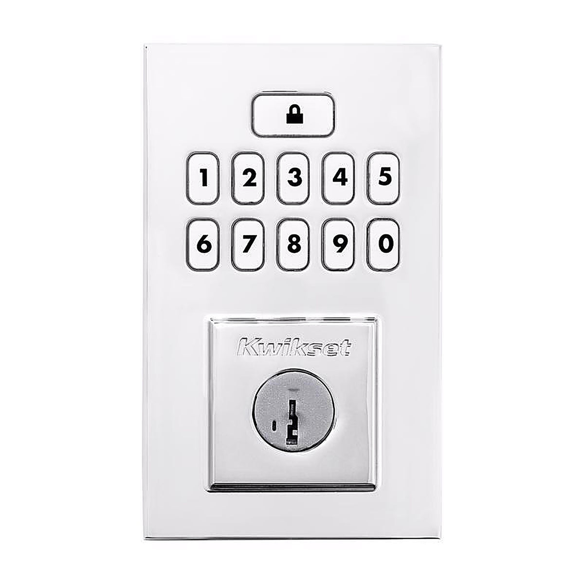 Kwikset - 992600-005 - Smartcode Polished Chrome Metal Electronic Deadbolt