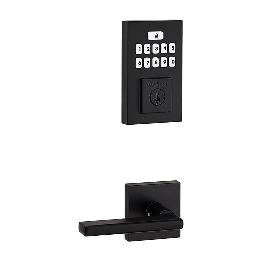 Kwikset - 992600-006 - Smartcode Matte Black Metal Electronic Deadbolt