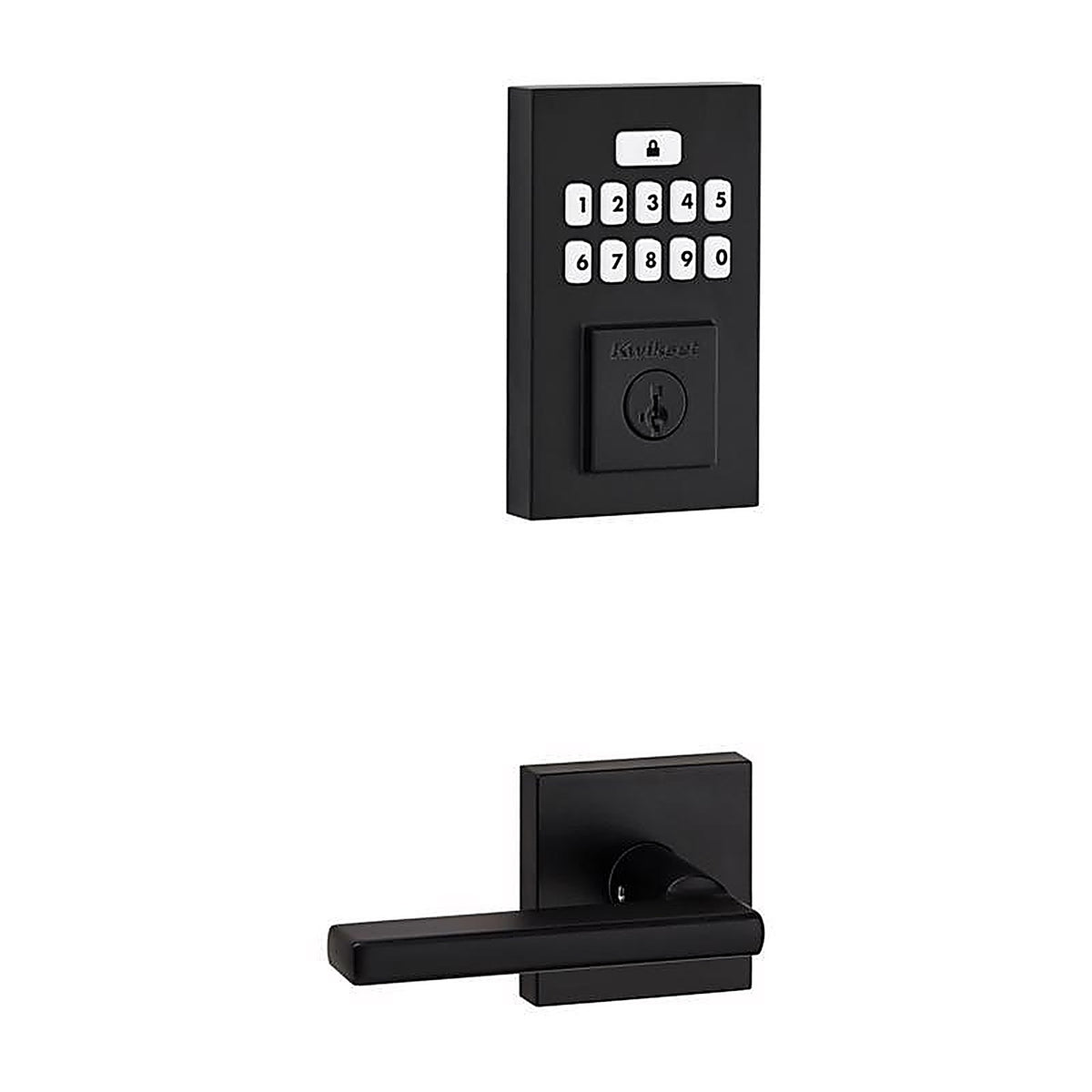 Kwikset - 992600-006 - Smartcode Matte Black Metal Electronic Deadbolt
