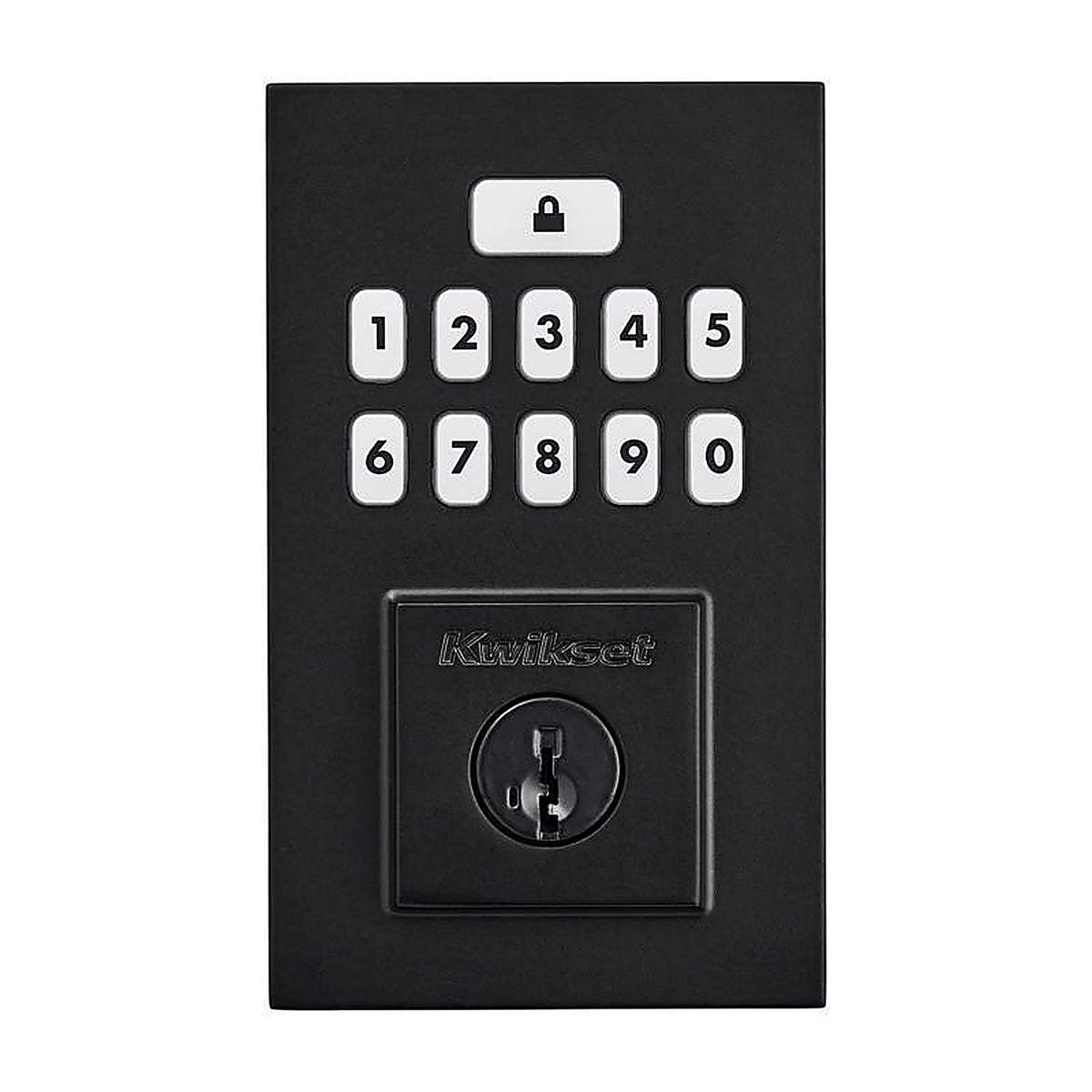 Kwikset - 992600-006 - Smartcode Matte Black Metal Electronic Deadbolt