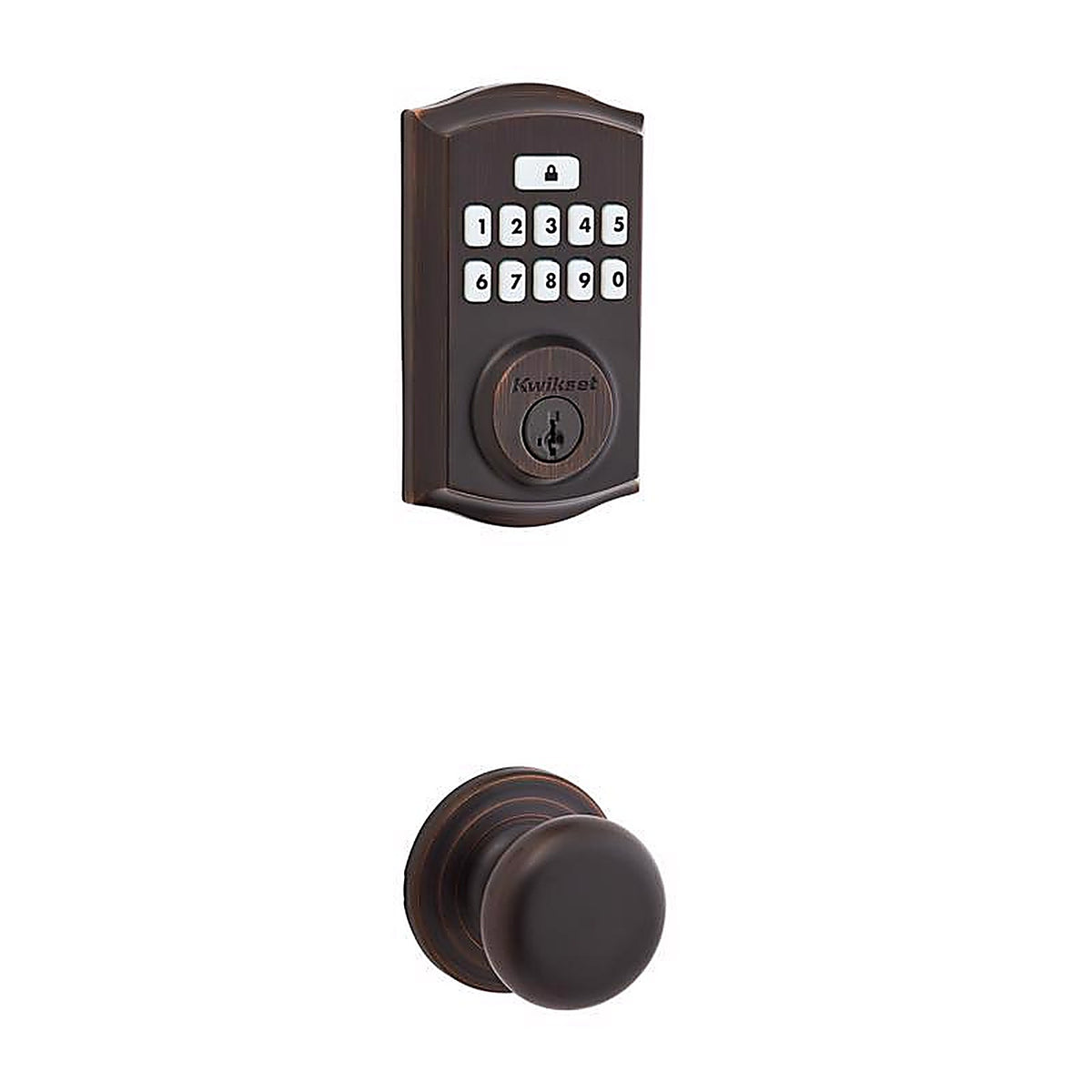 Kwikset - 992600-003 - Smartcode Venetian Bronze Metal Electronic Touchpad Entry Deadbolt