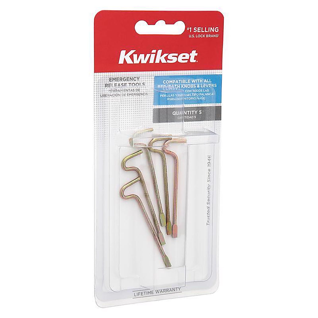 Kwikset - 84285-001 - No. 5 Metal Emergency Release Tool 5 Pack