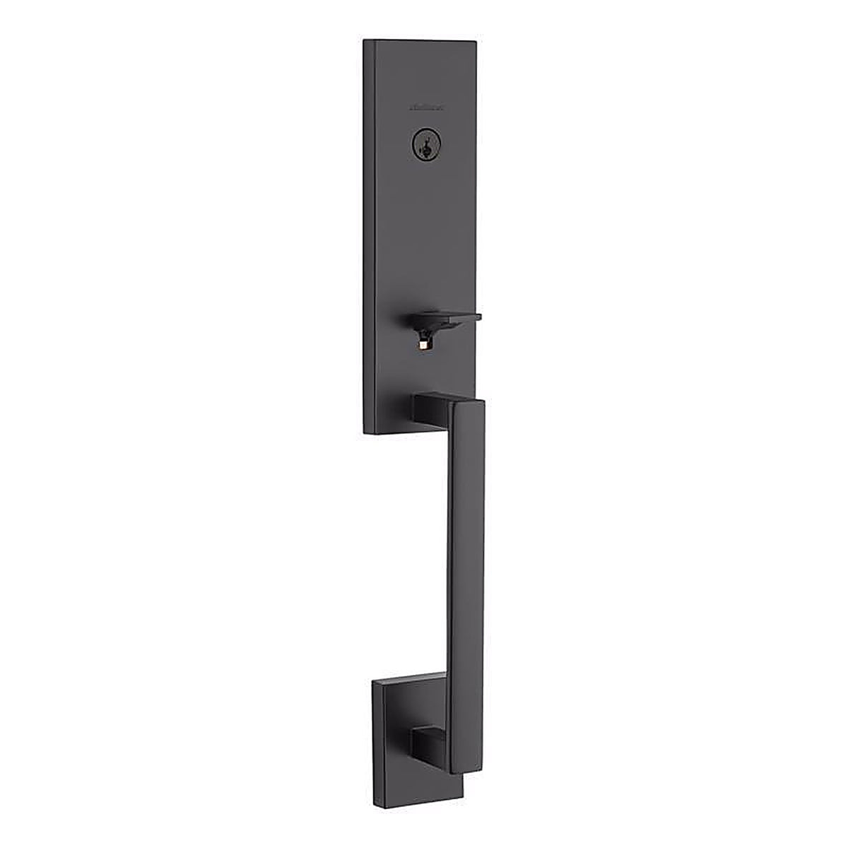 Kwikset - 98180-015 - Matte Black Entry Handleset Kw1 1-3/4 In.