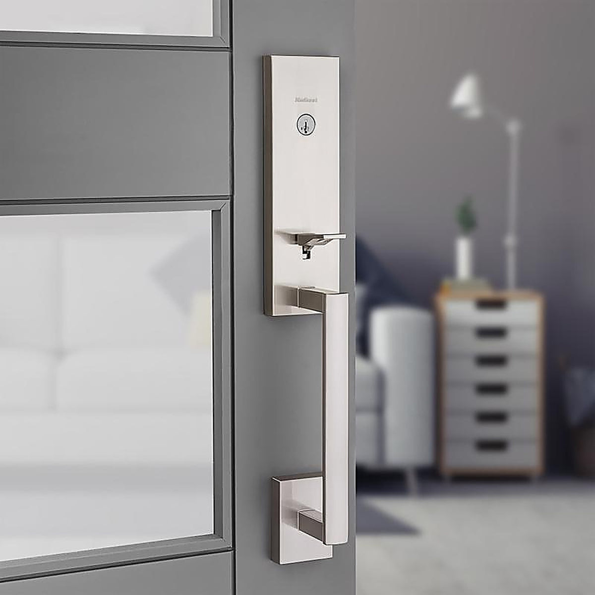 Kwikset - 98180-014 - Vancouver Satin Nickel Entry Door Knob 1-3/4 In.