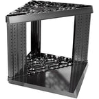 Peer Basics - 40895 - 21.25 In. H X 21 In. W X 21 In. D Black Plastic Corner Tool Tower