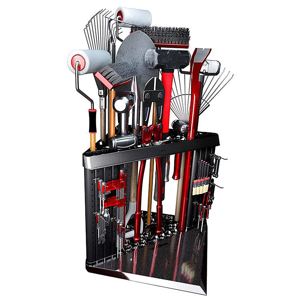 Peer Basics - 40895 - 21.25 In. H X 21 In. W X 21 In. D Black Plastic Corner Tool Tower