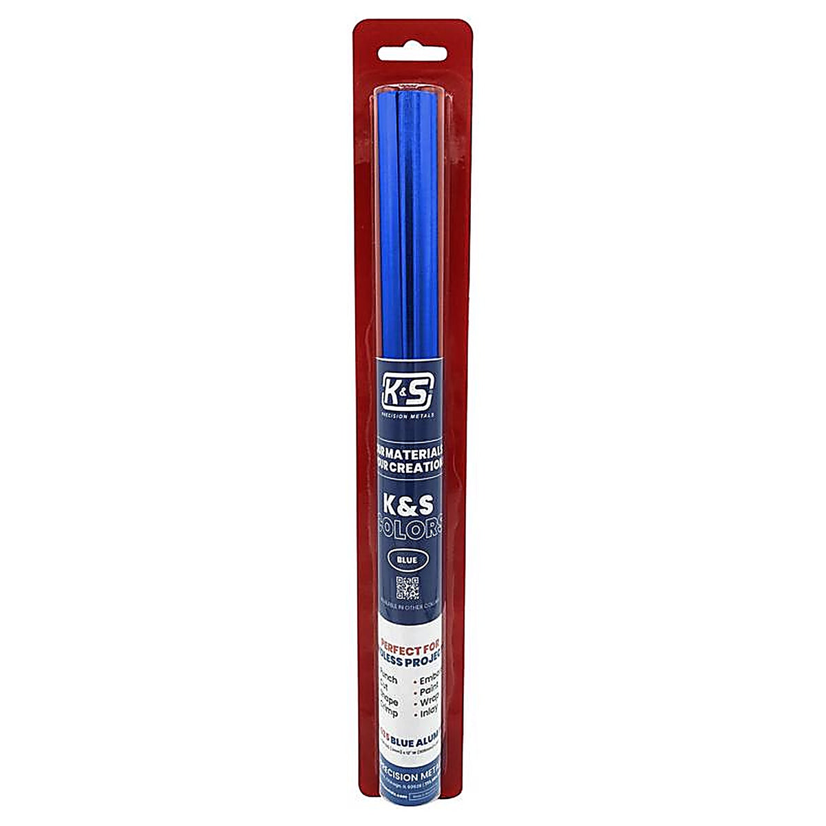 K&S - 6035 - Blue Alum Foil 0.04 In. X 12 In. W X 24 In. L Aluminum Foil