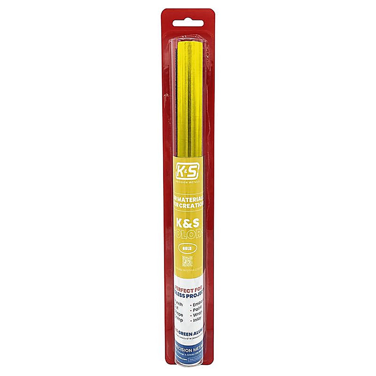 K&S - 6055 - 0.04 In. X 12 In. W X 24 In. L Aluminum Foil
