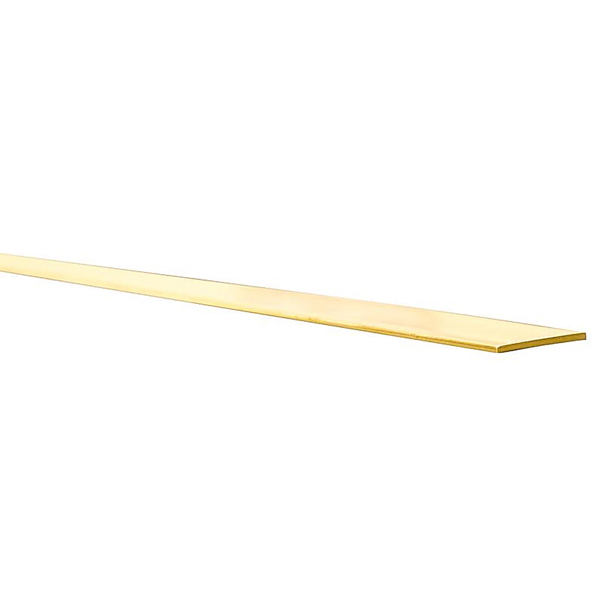 K&S - 8239 - 0.03 In. X 2 In. W X 12 In. L Galvanized Brass Plain Metal Strip