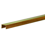 K&S - 9887 - 1/8 In. W X 12 In. L Rectangular Brass Tube 1 Pack