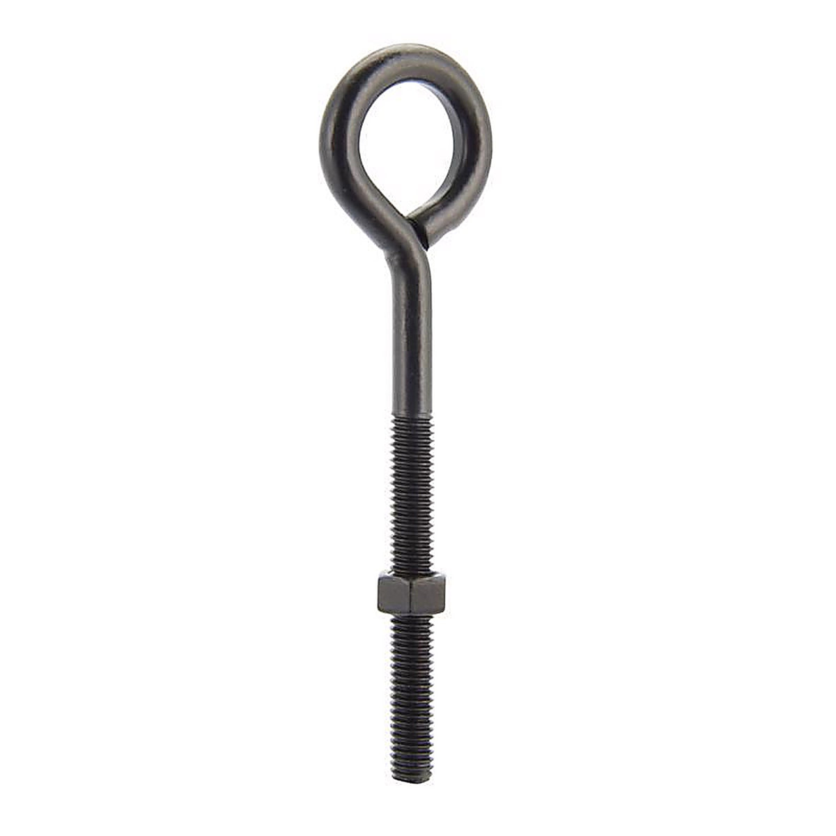 Wright - 02-3456-319 - 3/8 In. X 6 In. L Black Steel Eyebolt Nut Included