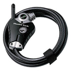 Master Lock - 8428KADPFCCSEN - Python 3/8 In. D X 72 In. L Vinyl Coated Steel Adjustable Locking Cable