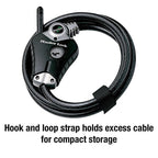 Master Lock - 8428KADPFCCSEN - Python 3/8 In. D X 72 In. L Vinyl Coated Steel Adjustable Locking Cable